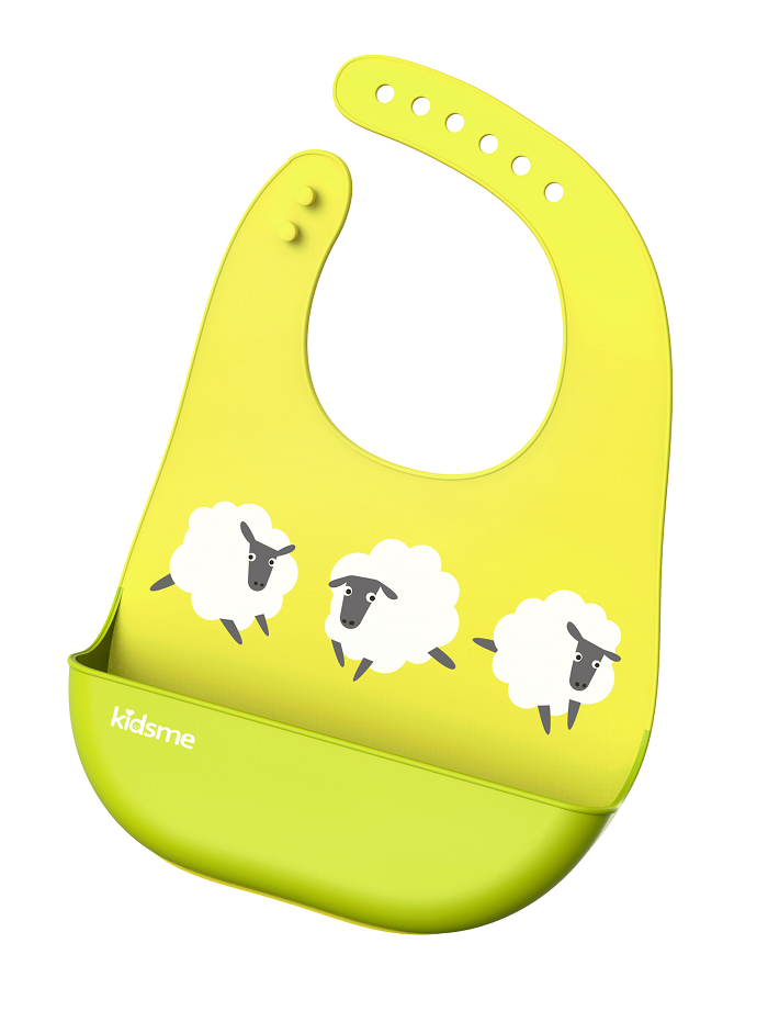 Kidsme Easy Clean Bib Lime