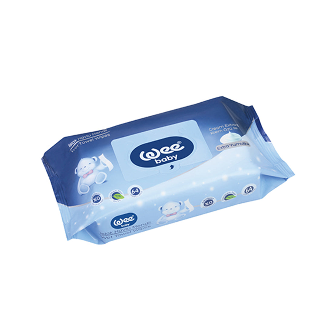 Wee Baby Wet Wipes 64pieces