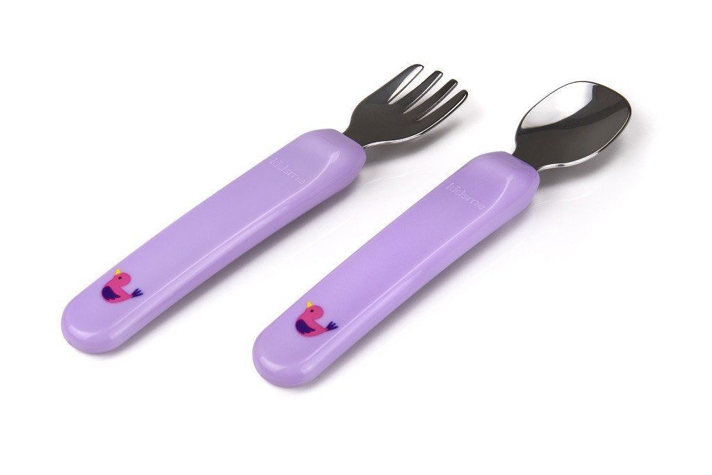 Kidsme Premier Spoon & Fork Lavender