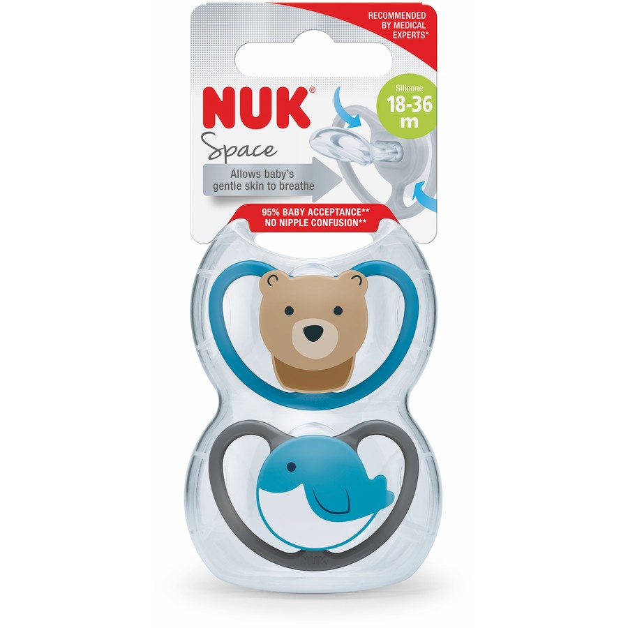 Nuk Pacifier 2.1 Si2 Ine Space 1/BoxÂ Â Â 