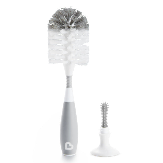 Munchkin - Bristle Bottle Brush -  Grey