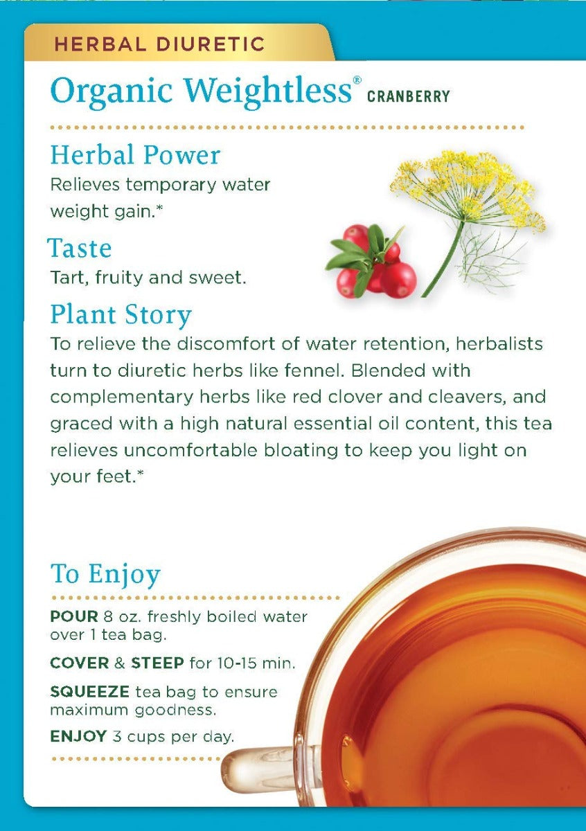 TM WEIGHTLESS CRANBERRY 16 TEA