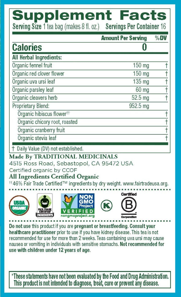 TM WEIGHTLESS CRANBERRY 16 TEA