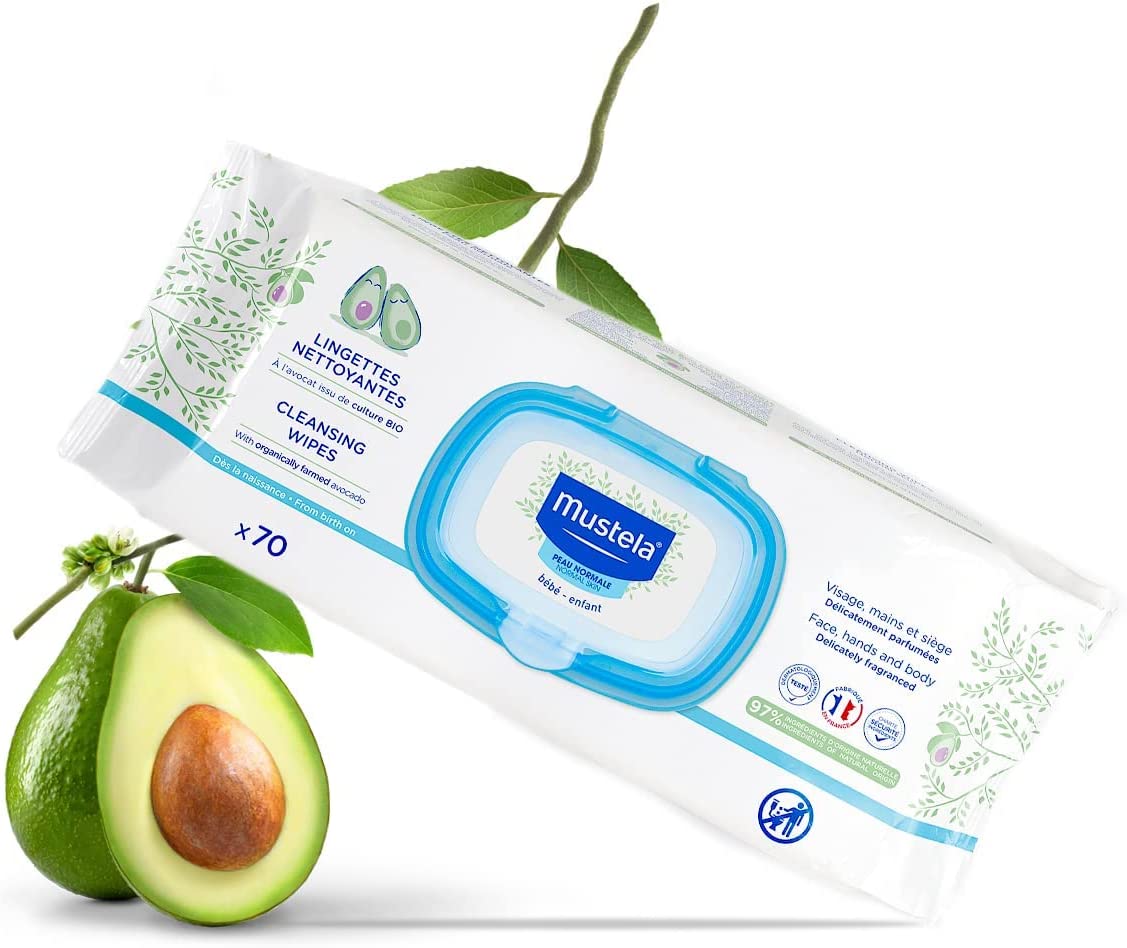 Mustela  70 Wipes For Diaper Change