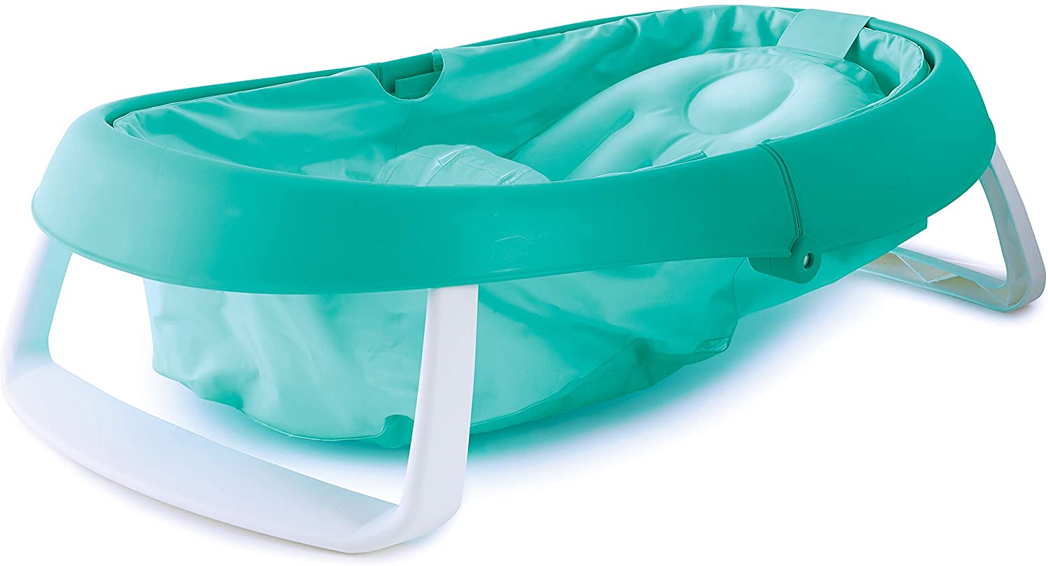 حوض استحمام قابل للطي للأطفال من Summer Infant باللون الأخضر
