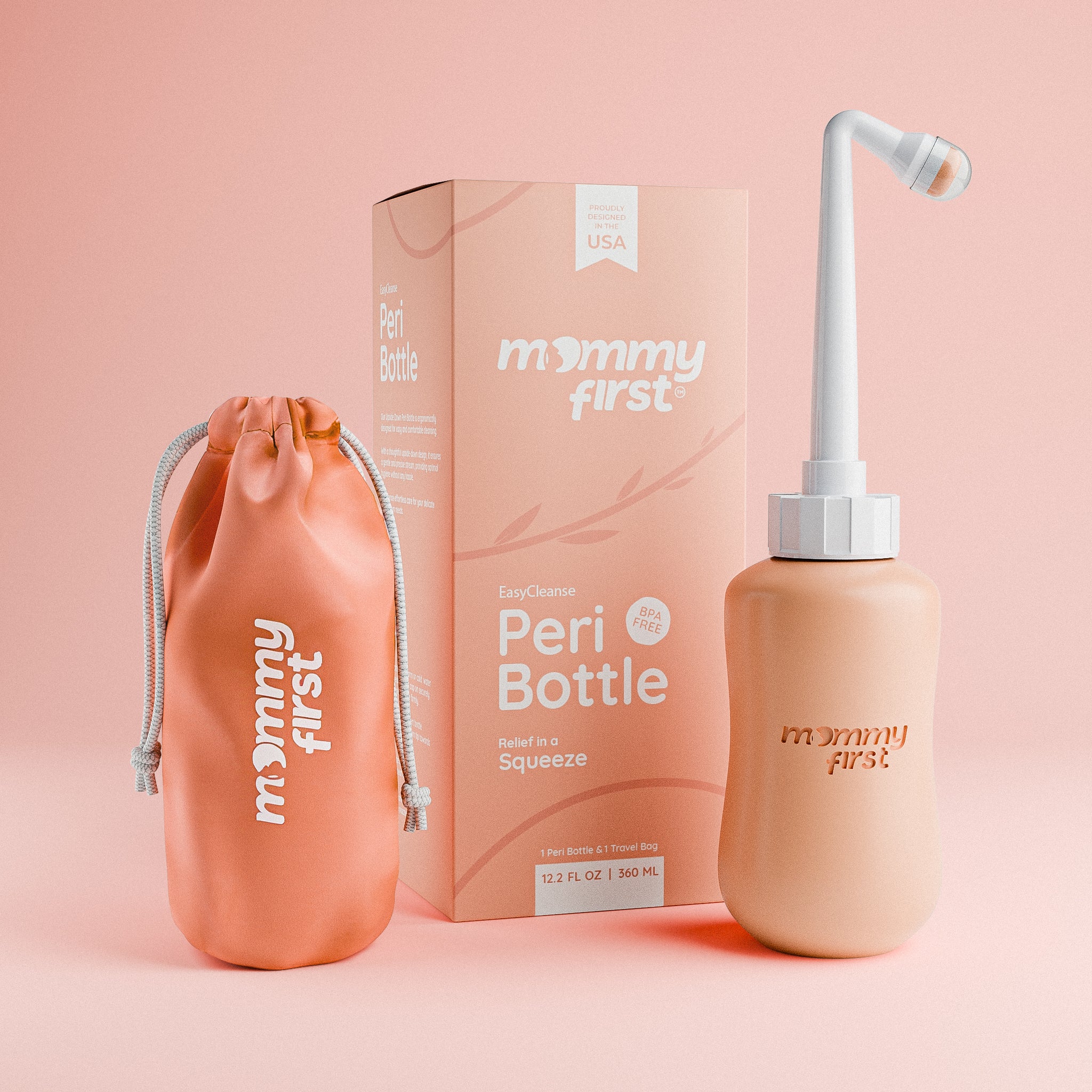 Mommy First Peri Bottle - Peach
