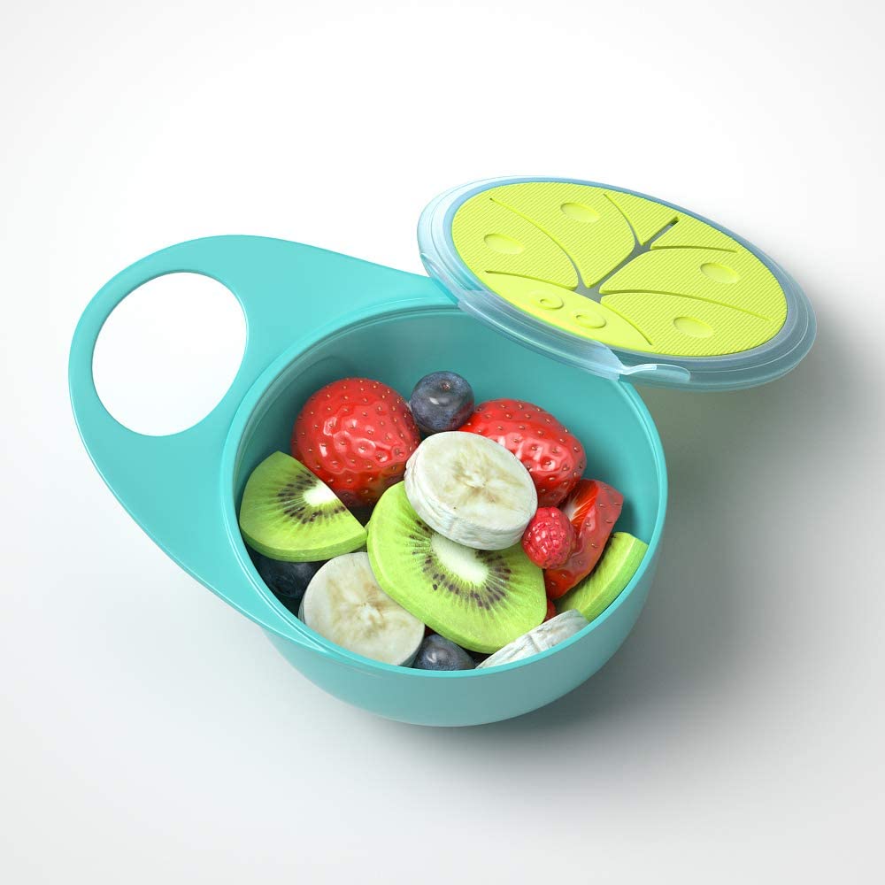 Brother MaxÂ  Easy Hold Snack Pot Bowl Blue/Green
