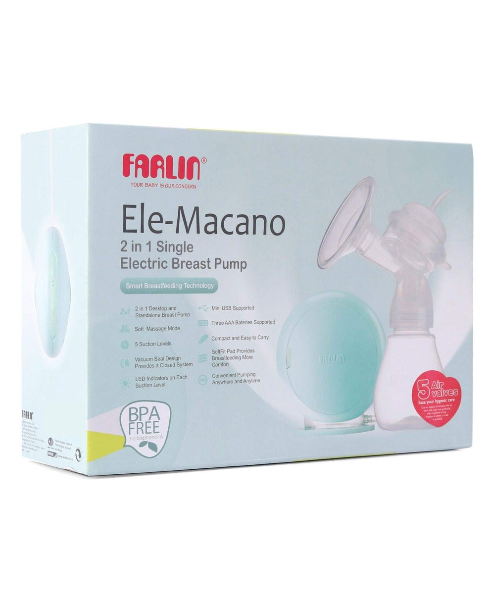 Farlin Ele-Macano 2 In 1 Single Electric Breast Pump