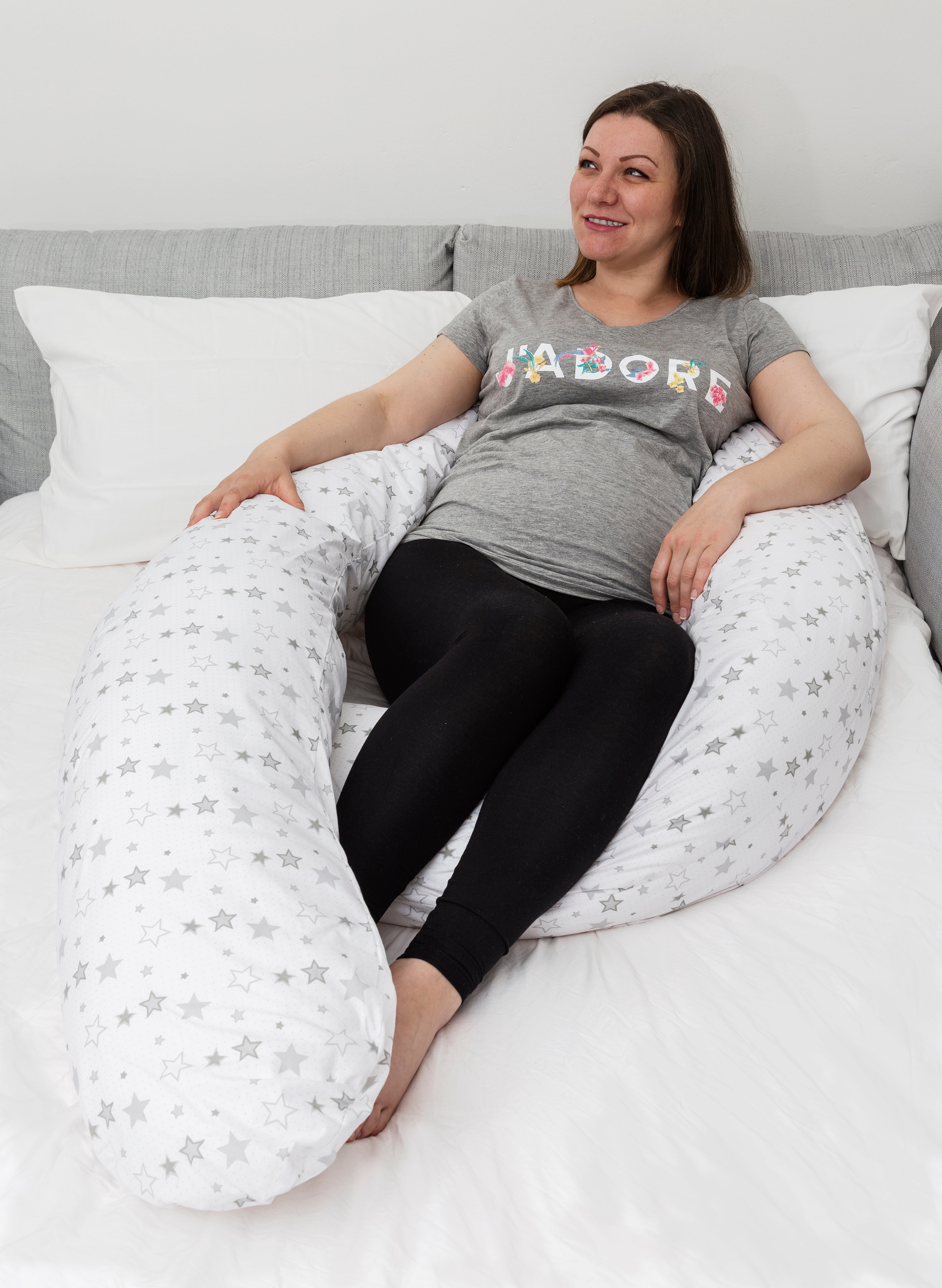Kinder Valley Silver Star 12ft Maternity Pillow