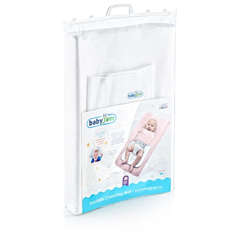 Babyjem Swaddle Changing Mat Ecru