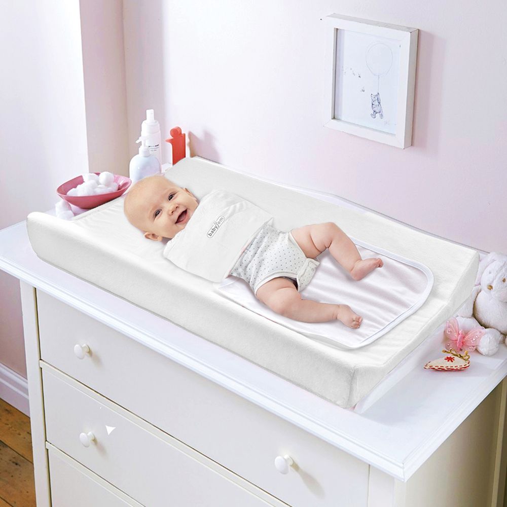 Babyjem Swaddle Changing Mat Ecru