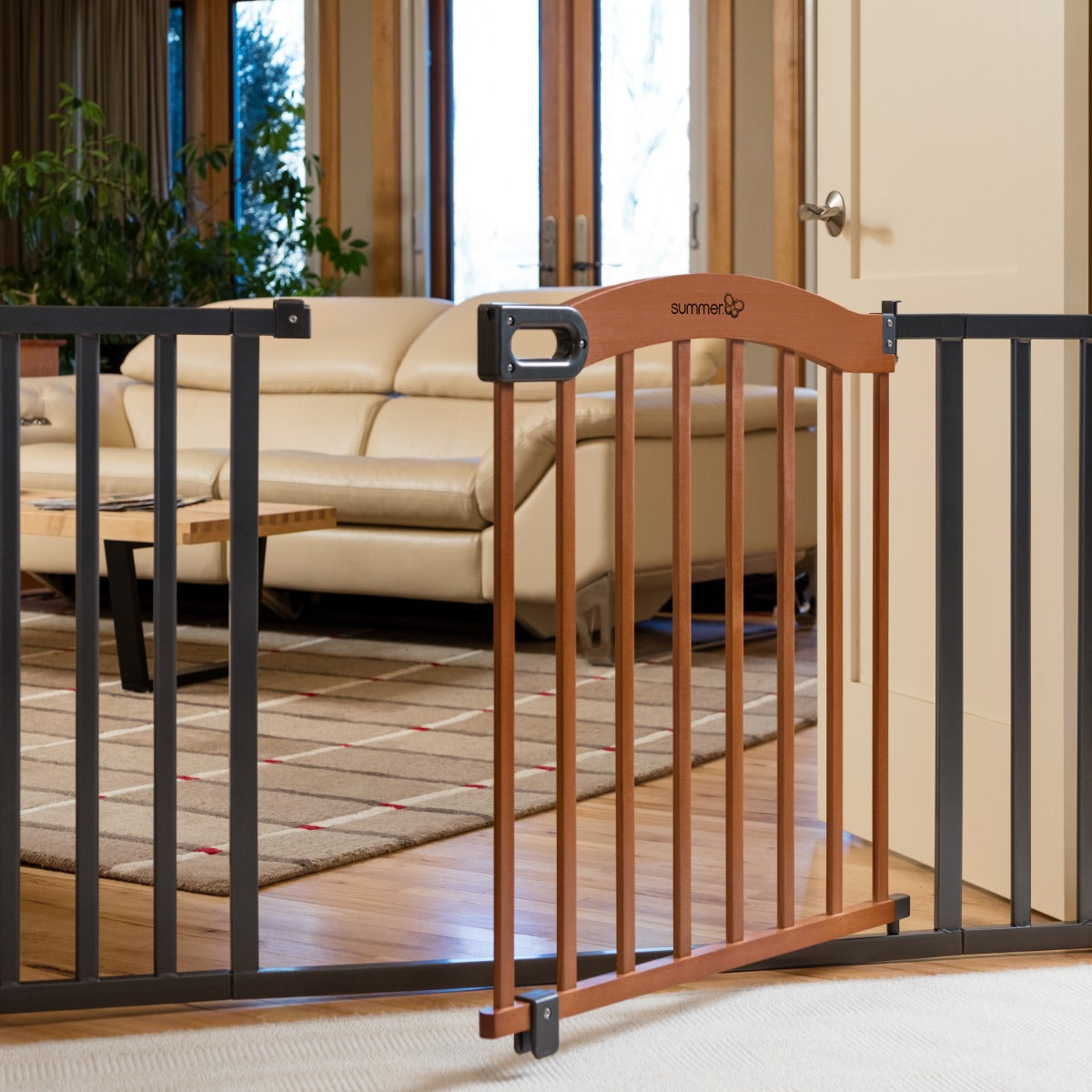 Summer Infant Stylish & Secure 6 Foot Extra Tall Metal Expansion Gate