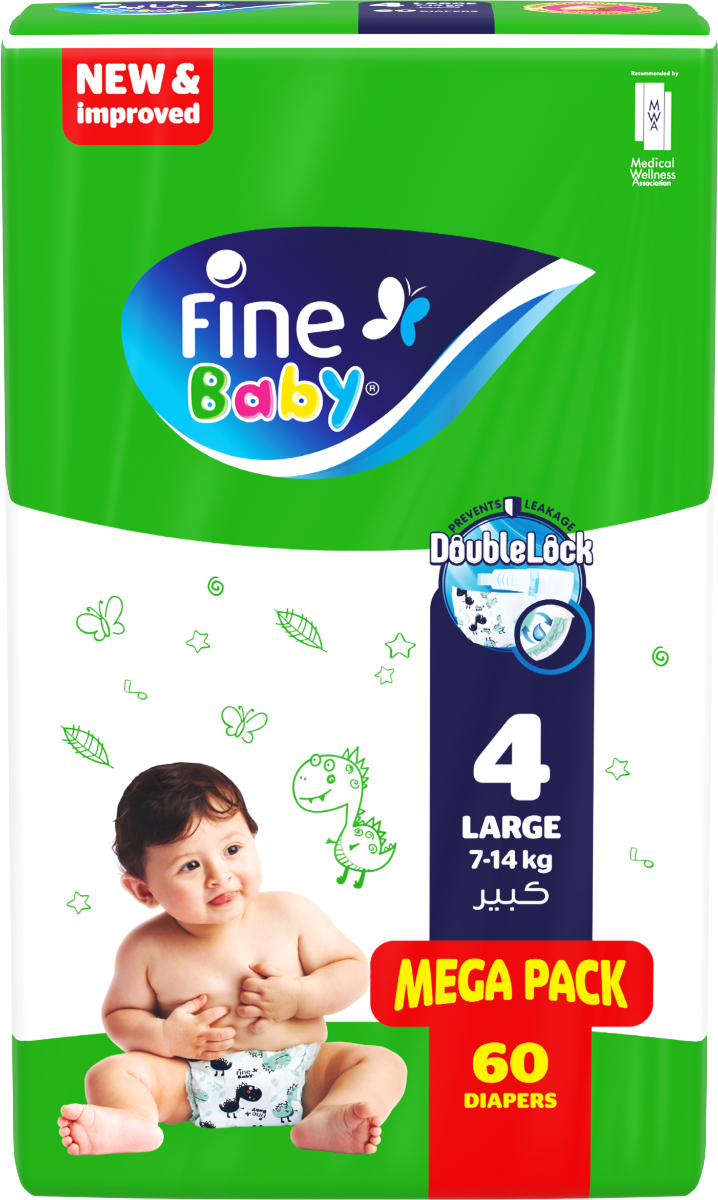 Fine Diaper.Mega Large 4 7 14Kg  60S.