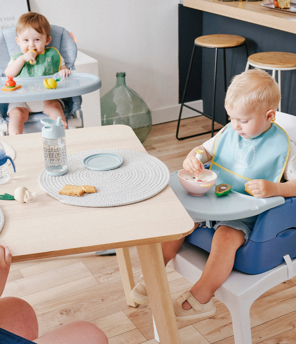 Badabulle Booster Seat Plastic Blue Cat