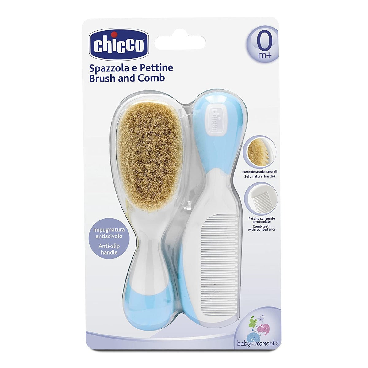 Buy Chicco Brush And Comb Light Blue | Yallatoys.com