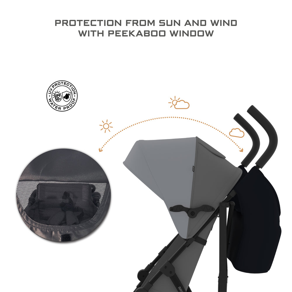 Neobreez CLIMA Lightweight Compact Umbrella Stroller Mid Grey