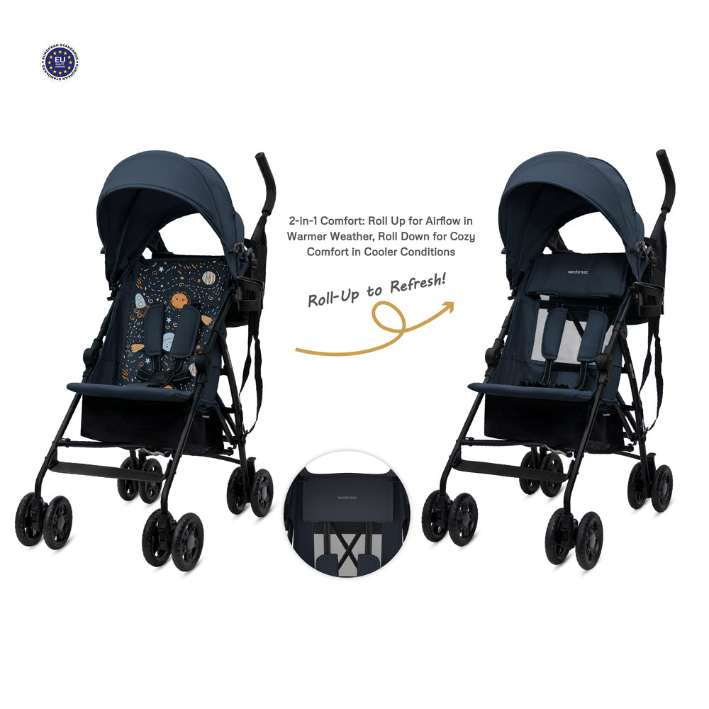 Neobreez CLIMA Lightweight Compact Umbrella Stroller Blue
