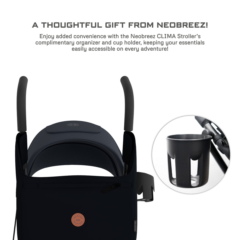 Neobreez CLIMA Lightweight Compact Umbrella Stroller Blue