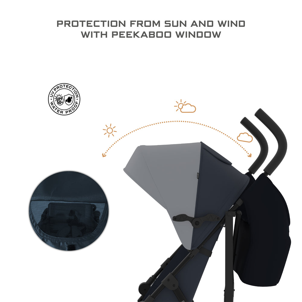 Neobreez CLIMA Lightweight Compact Umbrella Stroller Blue