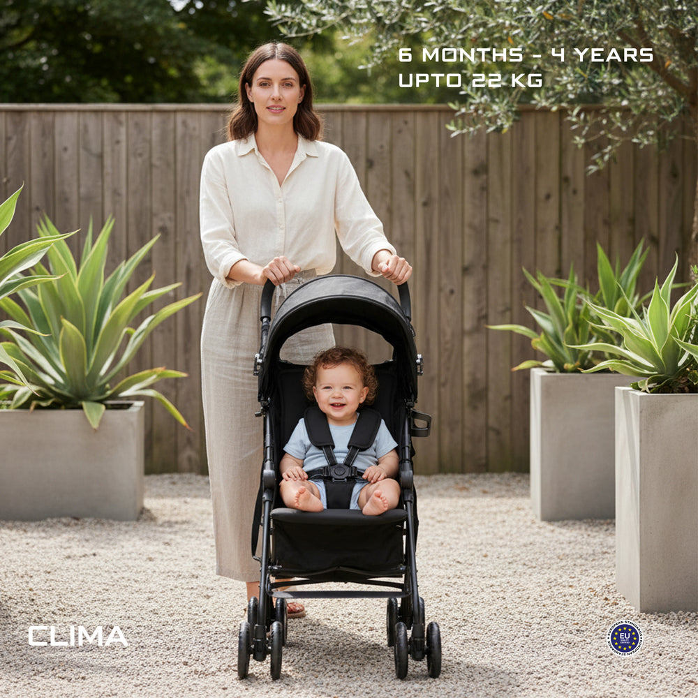 Neobreez CLIMA Lightweight Compact Umbrella Stroller Black