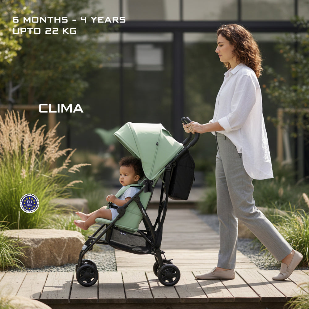 Neobreez CLIMA Lightweight Compact Umbrella Stroller Green