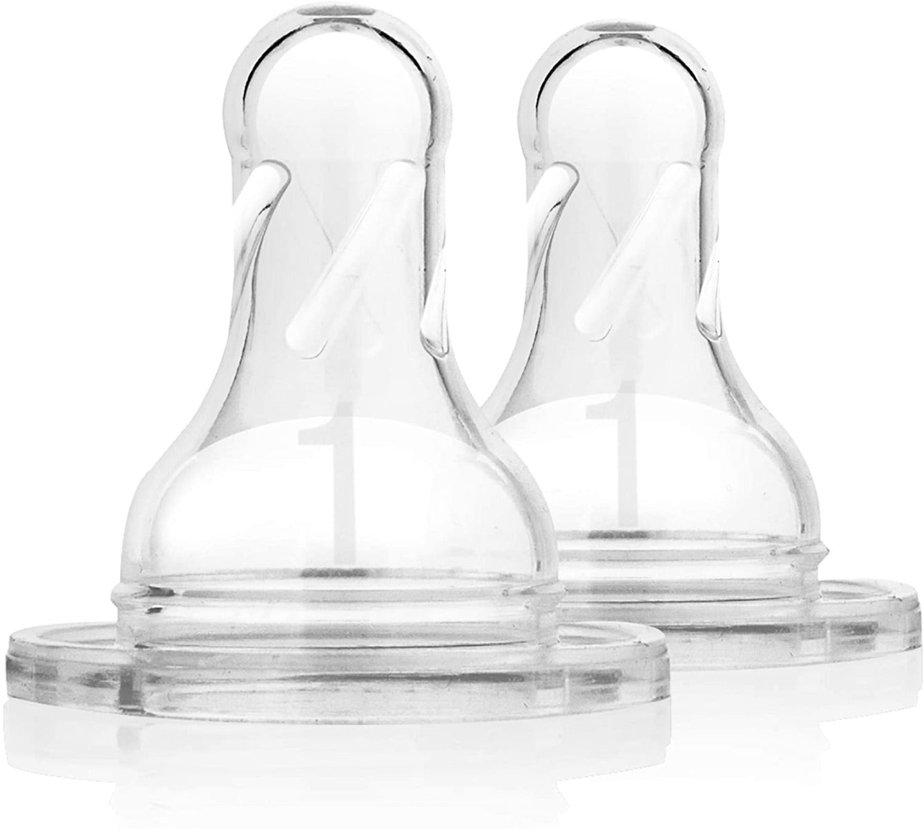 Dr.Browns Level 1 Silicone Narrow Nipple  2 Pack