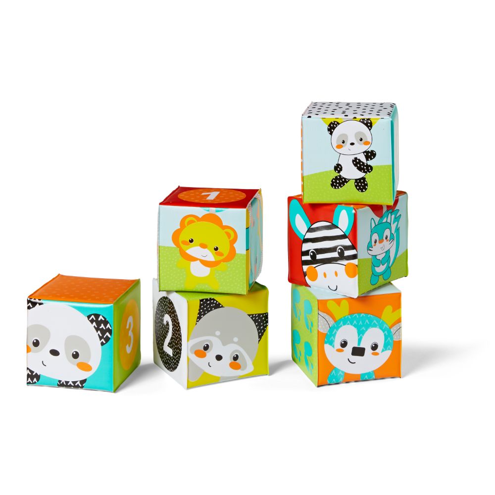 Infantino Colors & Numbers Bath Blocks