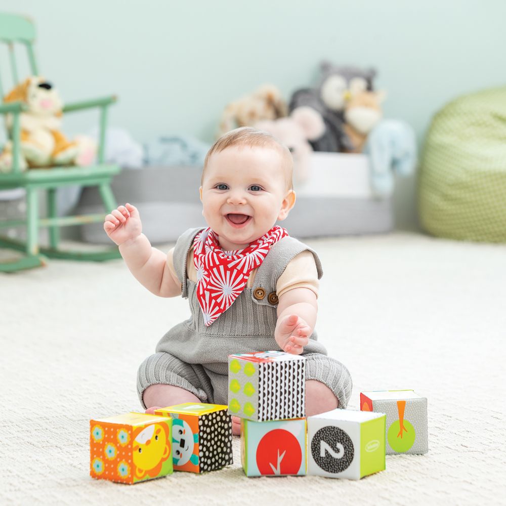 Infantino Colors & Numbers Bath Blocks