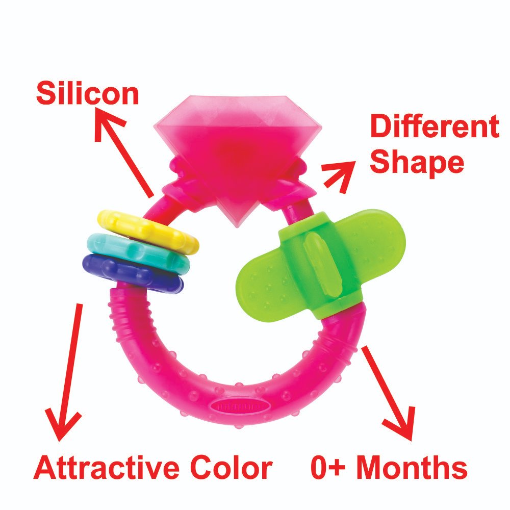 Infantino Chew & Play Ring Teether