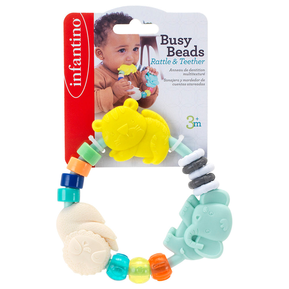 Infantino Busy Beads Rattle & Teether