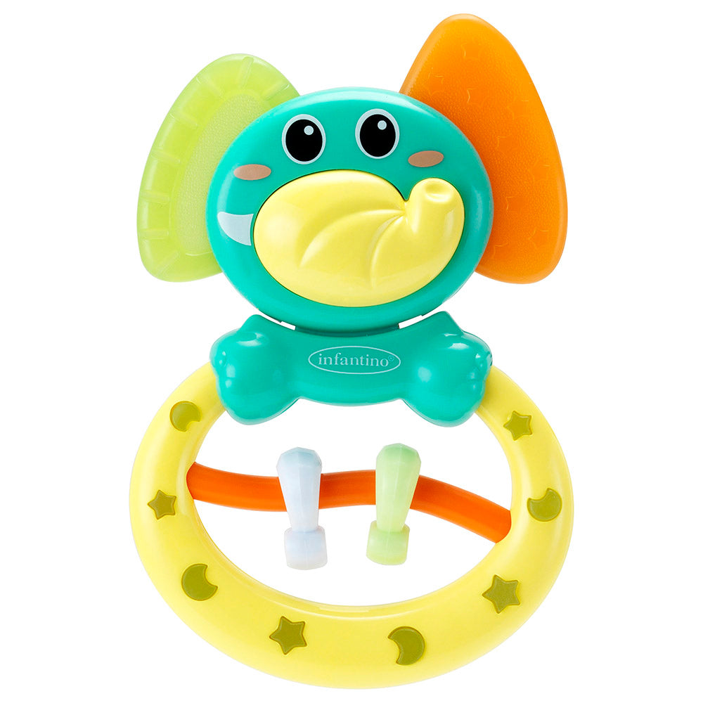 Infantino Rattle & Teether Elephant