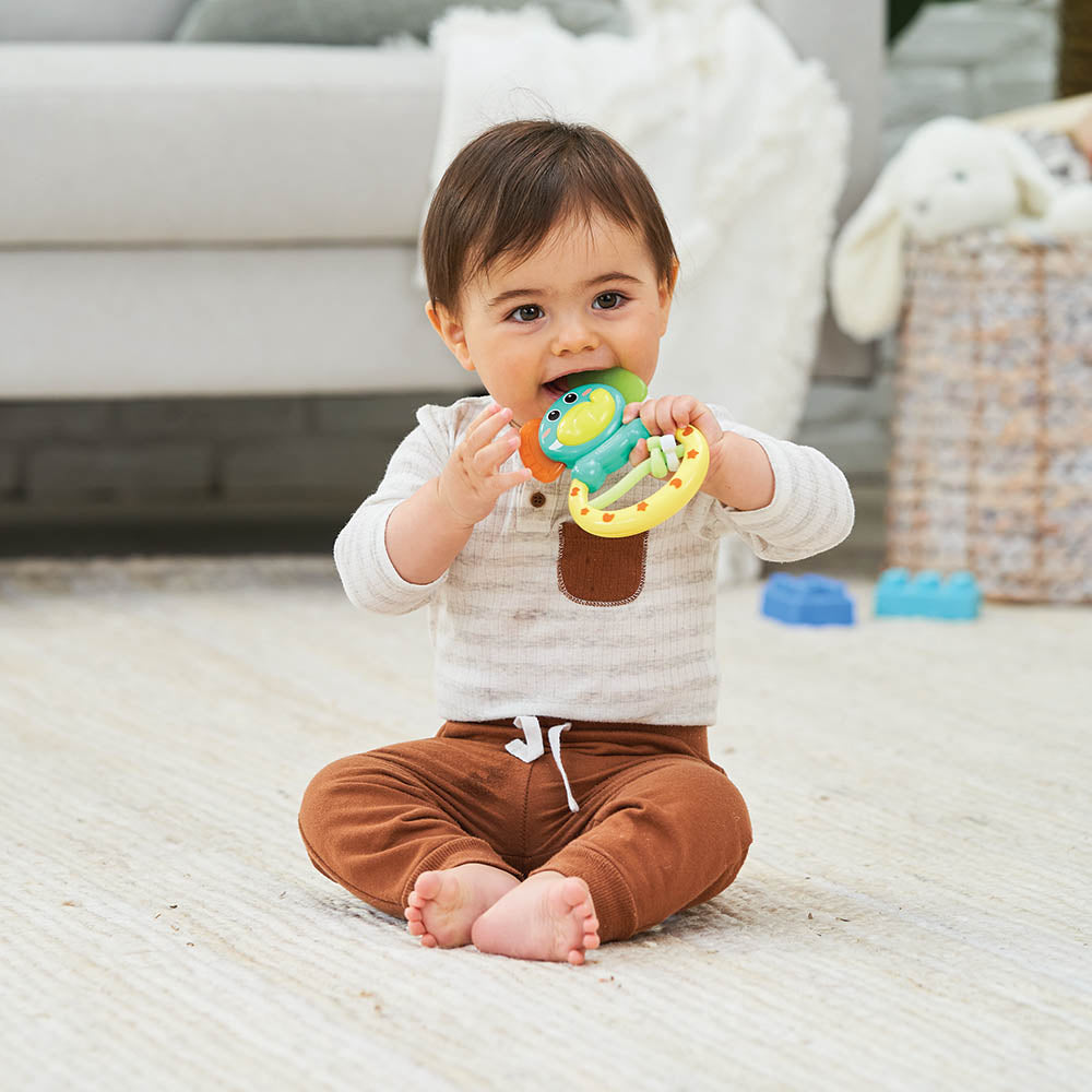 Infantino Rattle & Teether Elephant