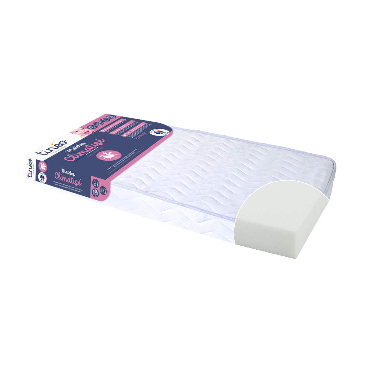 Tineo 2 Side Seasonal Mattress with Removable Cover