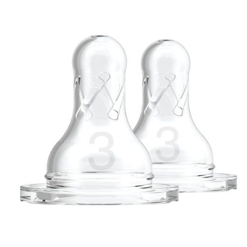 Dr.Browns Level 3 Silicone Narrow Nipple  2 Pack