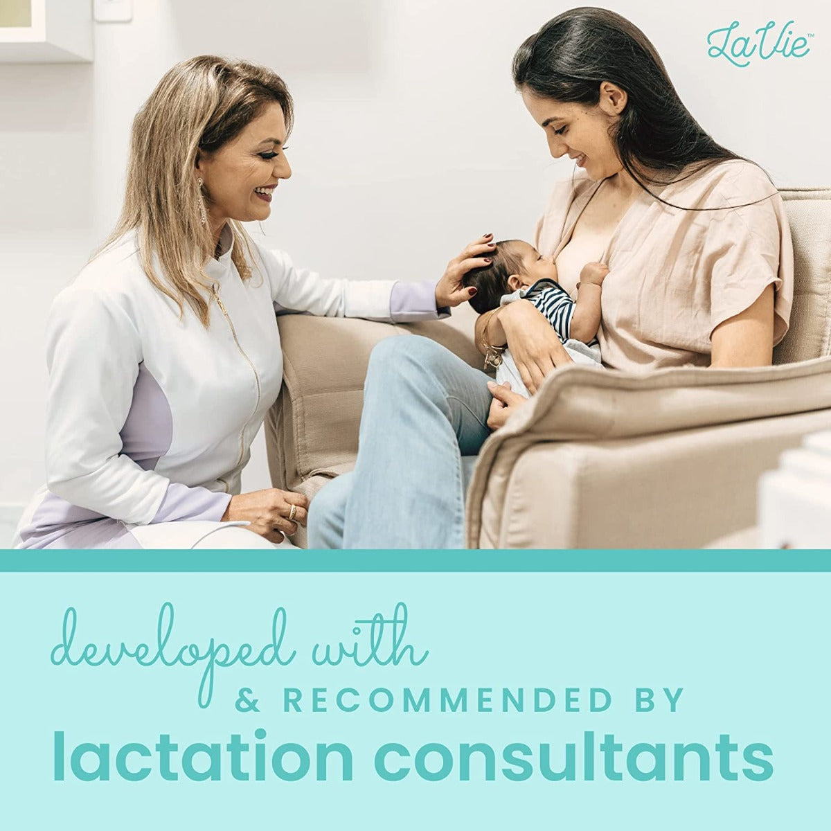Lavie Lactation Massager Teal