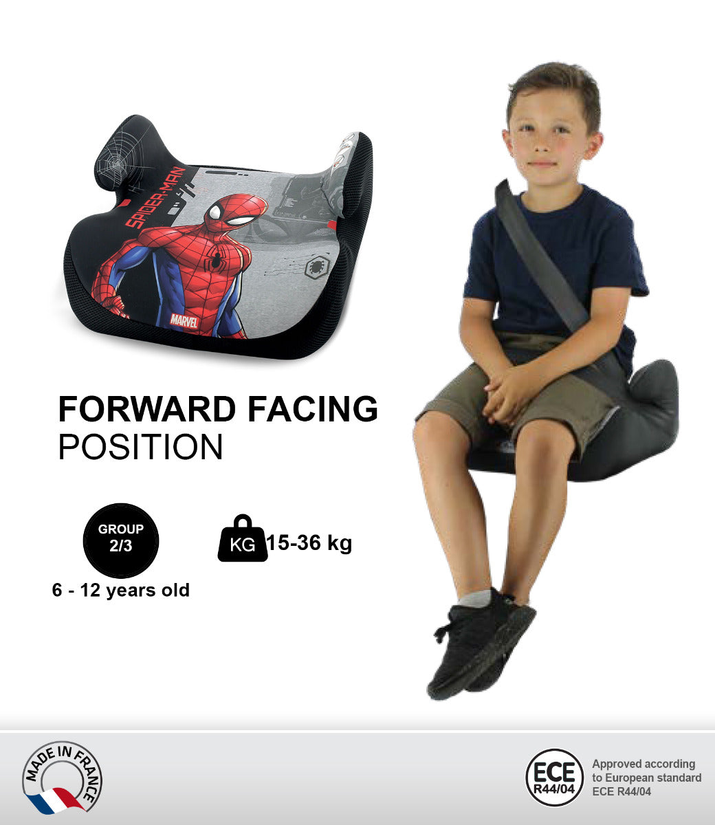 Nania Topo Kids Booster Car Seat Spiderman
