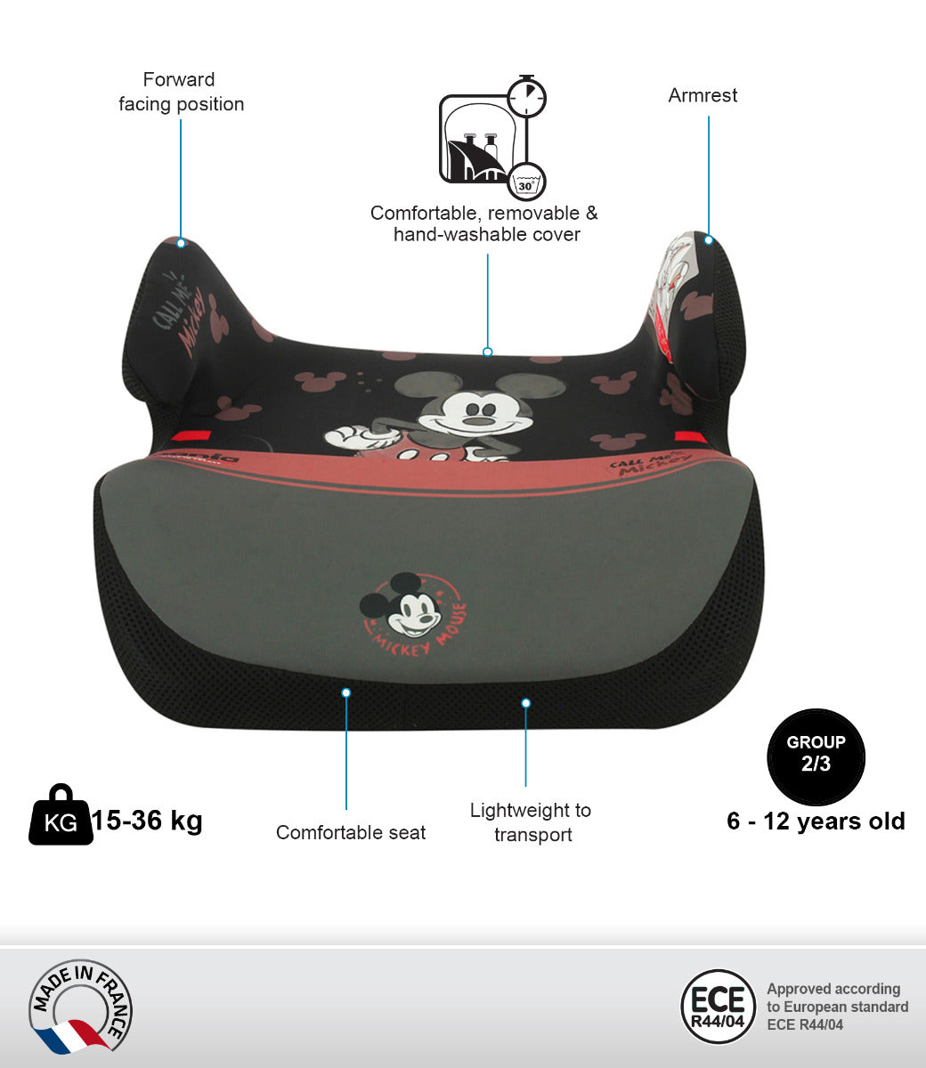 Nania Topo Kids Booster Car Seat Mickey
