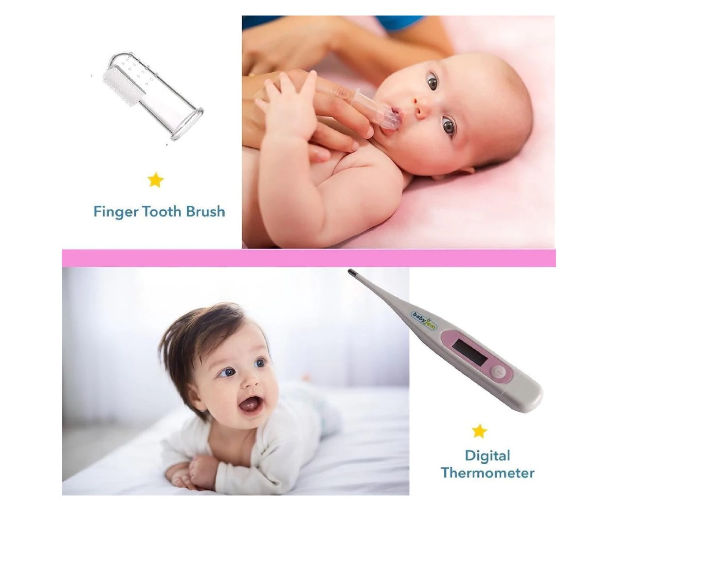 Babyjem Baby Grooming Set Pink 9 Pcs