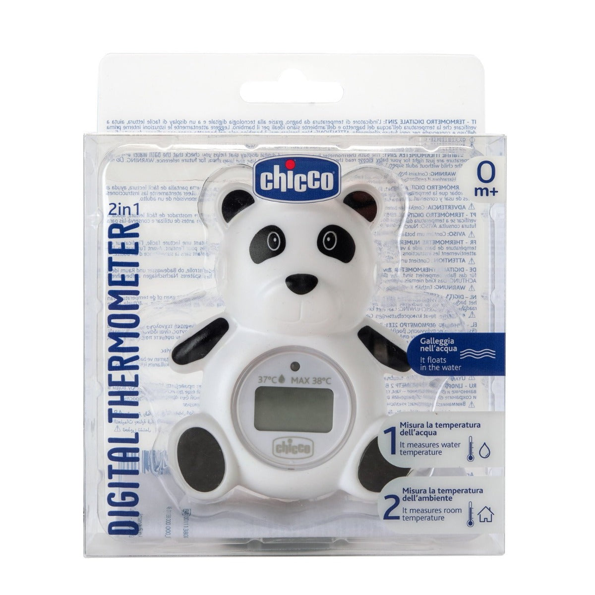 Chicco Digital Bath Thermometer 2In1 - Panda