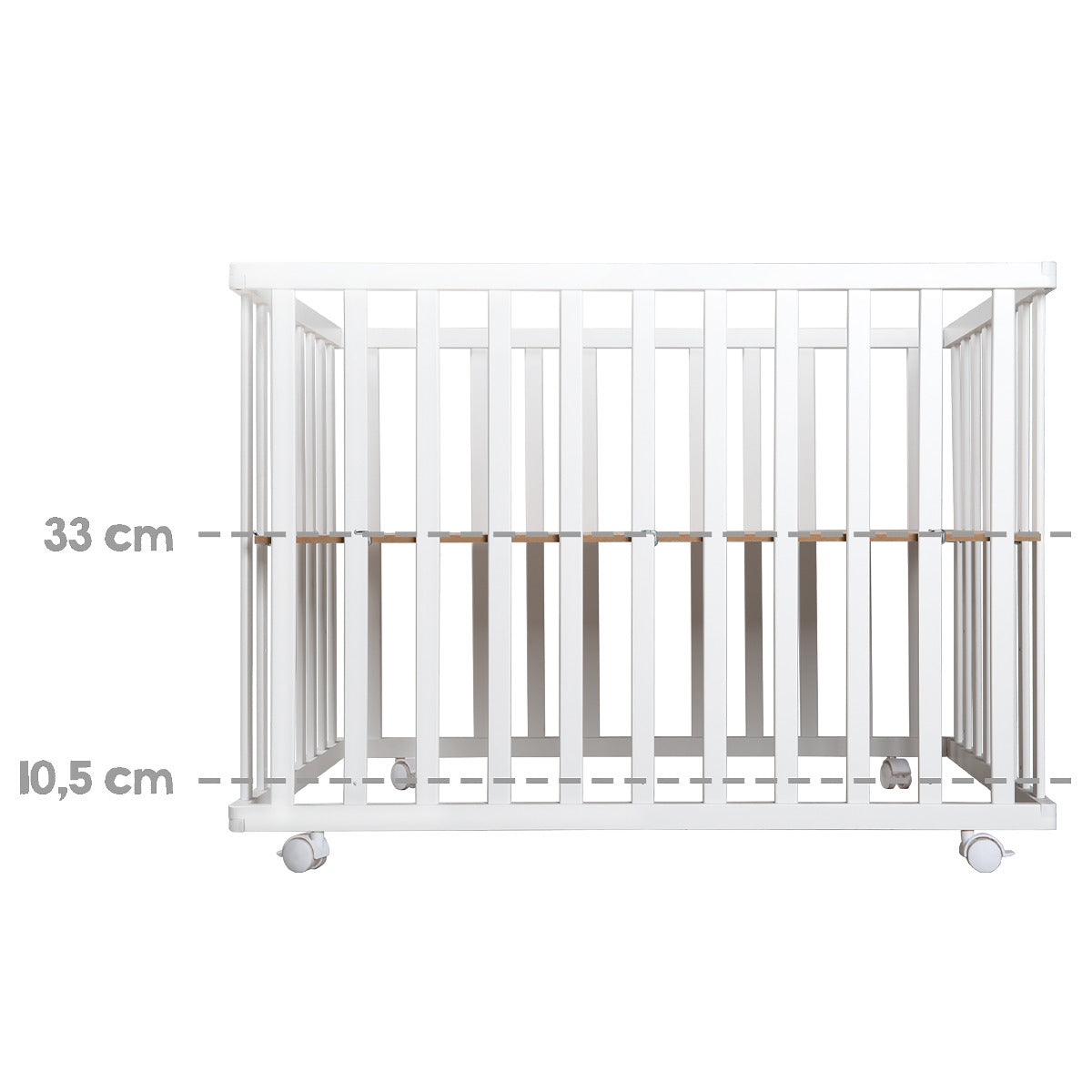 Roba Wooden Foldable Playpen Natural