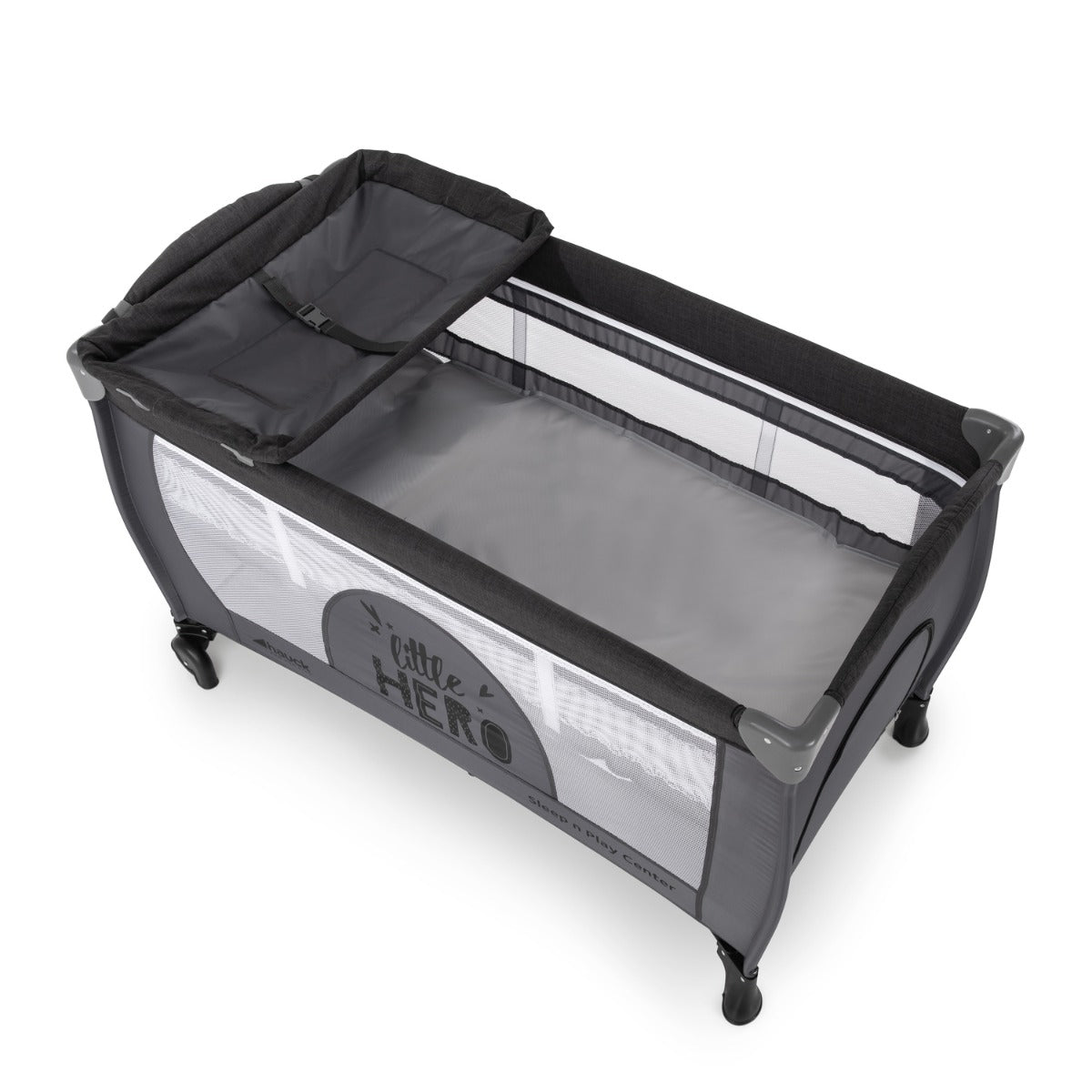 Hauck Sleep N Play Center Travel Cot Little Hero
