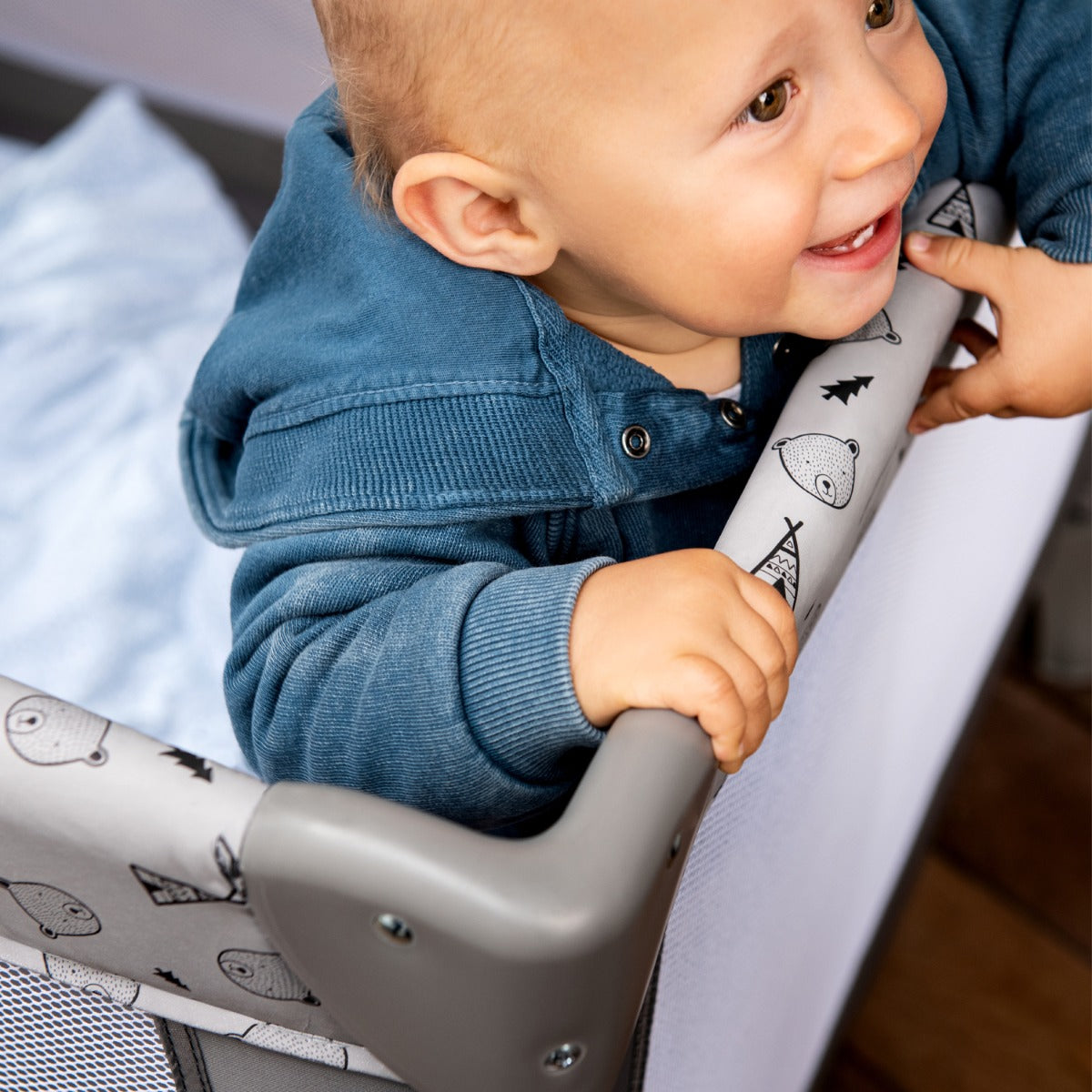 Hauck - Travel Cots Sleep N Play Sq  - Grey