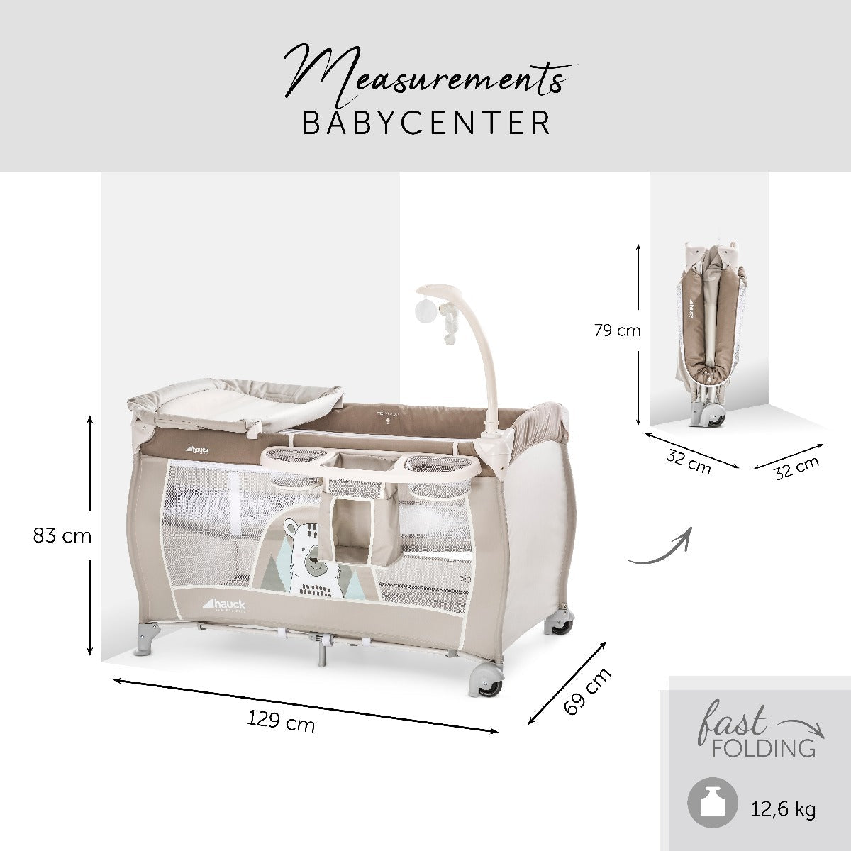 Hauck Travel Cot Baby Center Friend