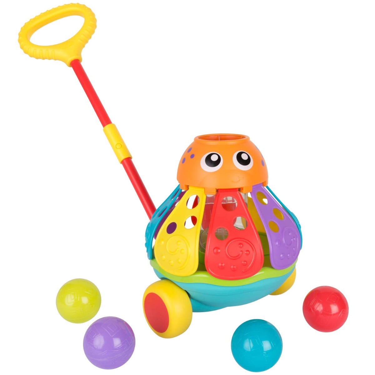 Playgro Push Along Ball Popping Octopus