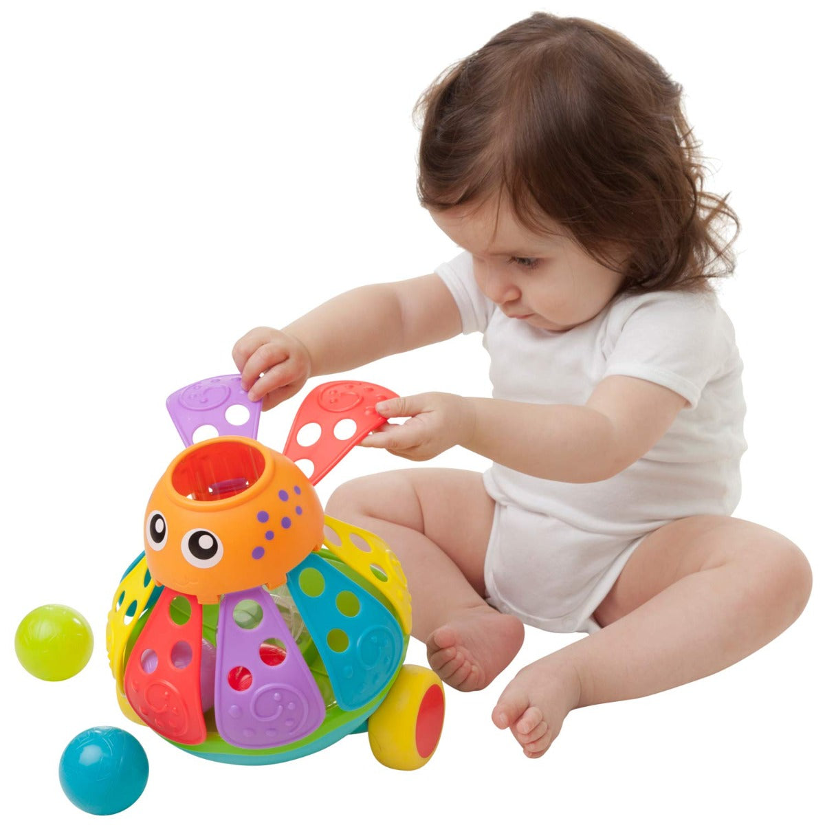 Playgro Push Along Ball Popping Octopus