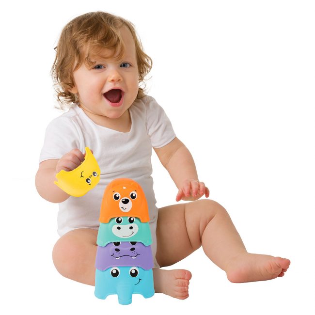 Playgro Stacks Of Animals Sort And Nest Cups