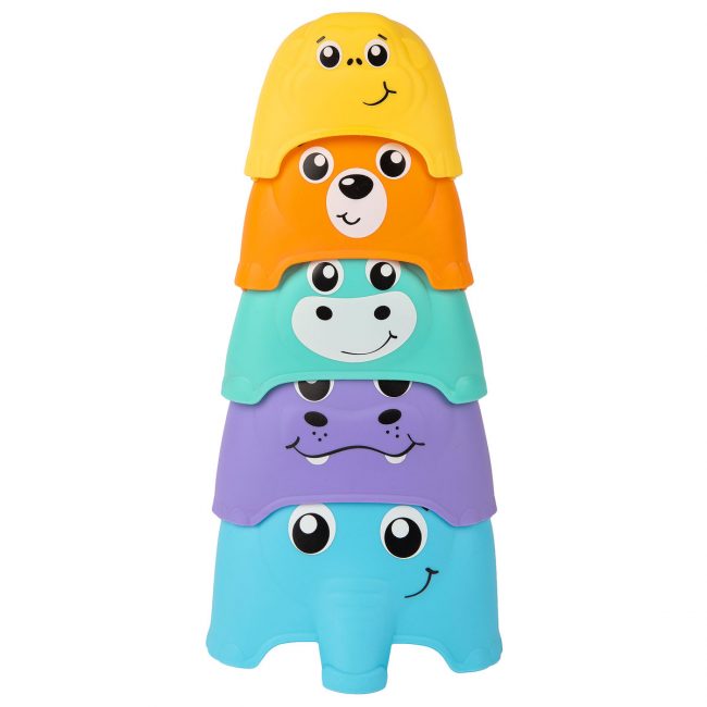 Playgro Stacks Of Animals Sort And Nest Cups