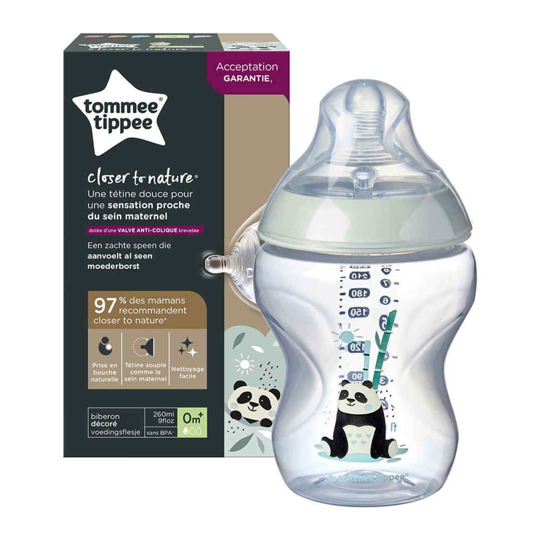 Tommee Tippee Closer To Nature Feeding Plastic Bottle 260ml 1piece Girl