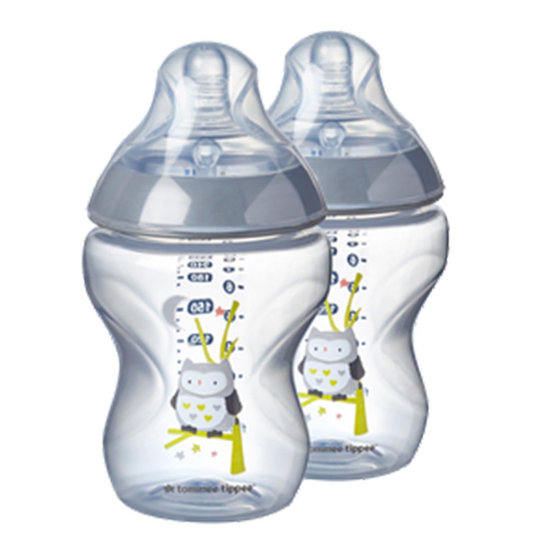 Tommee Tippee Closer To Nature Feeding Plastic Bottle 260ml 2pieces