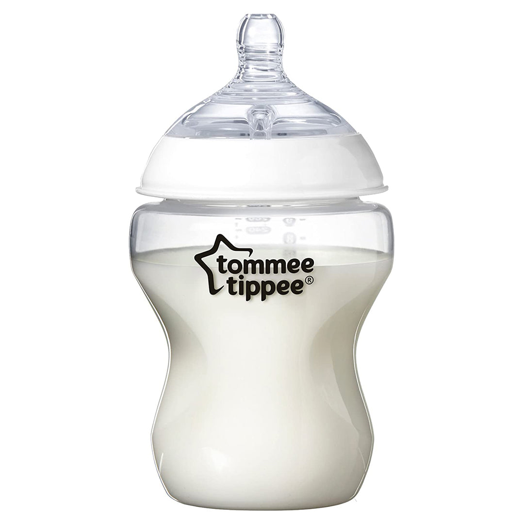 Tommee Tippee Closer To Nature Feeding Bottle 260ml 6pieces Clear Set